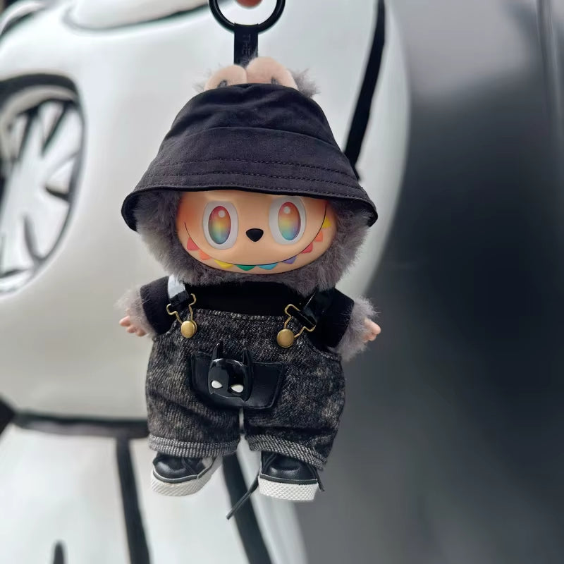 For Labubu Clothing Cool Replacement Bjd V1 V2 V3 15Cm 17Cm Pendant General Suit Fashion Doll Accessory Cute Dressing up Gift