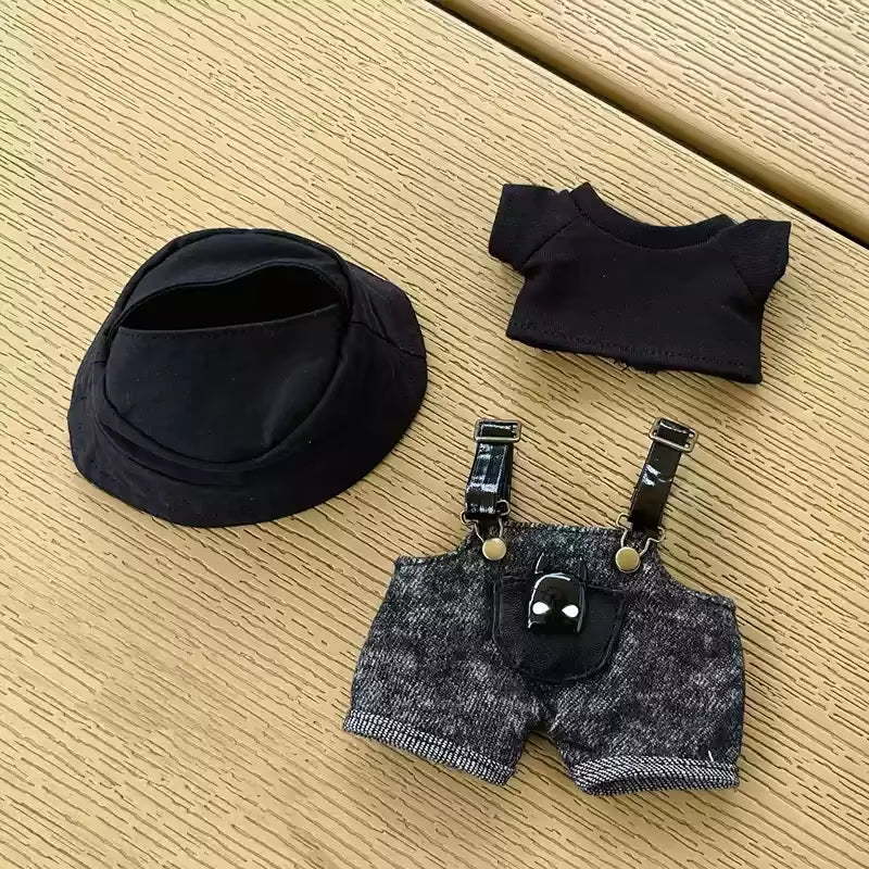 For Labubu Clothing Cool Replacement Bjd V1 V2 V3 15Cm 17Cm Pendant General Suit Fashion Doll Accessory Cute Dressing up Gift