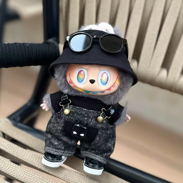 For Labubu Clothing Cool Replacement Bjd V1 V2 V3 15Cm 17Cm Pendant General Suit Fashion Doll Accessory Cute Dressing up Gift