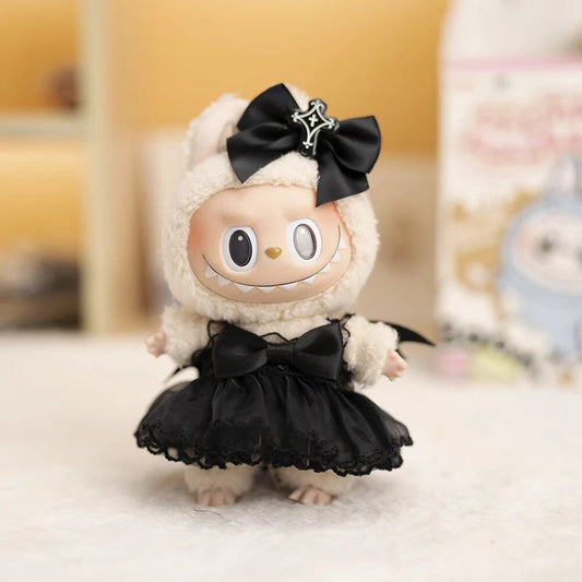 Black Dress Bow for Labubu