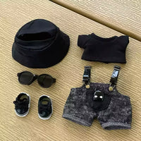 For Labubu Clothing Cool Replacement Bjd V1 V2 V3 15Cm 17Cm Pendant General Suit Fashion Doll Accessory Cute Dressing up Gift