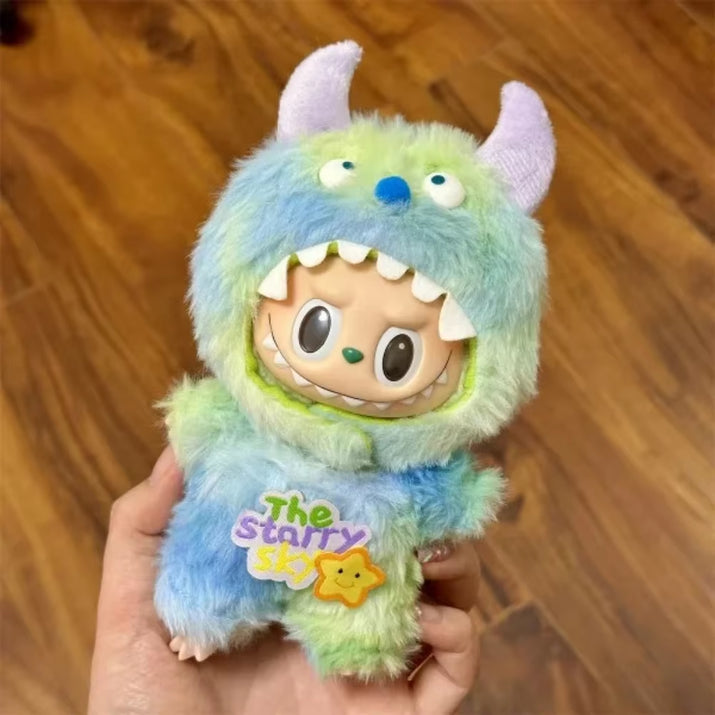 2025 New for Labubu Clothes Stitch Cosplay Vinyl Doll Dressing Game Alien Puppy Clothes Cartoon Doll Accessories Pet Clothes