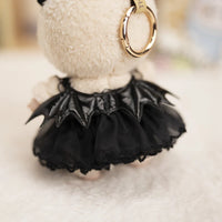 17Cm Hot Labubu Doll Clothes Fashion Clothes Cute Black Devil Wedding Dress for 17Cm Doll Clothes Dolls Accessories Collect Gift